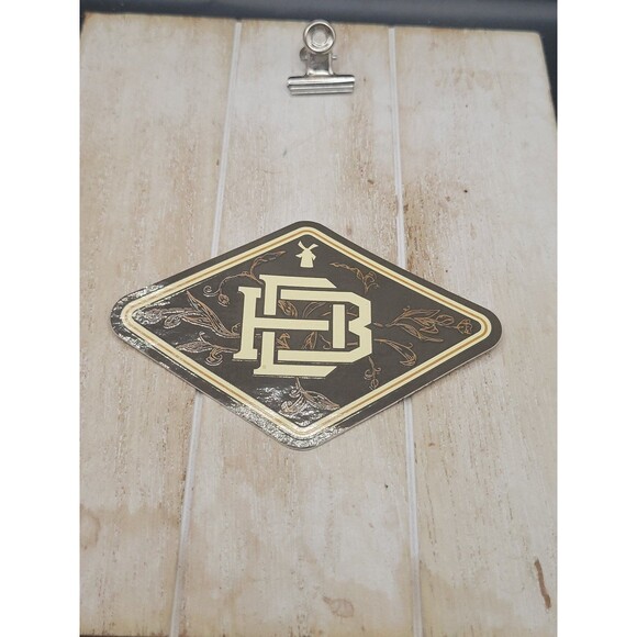 Dutch Bros November 2019 Brown Diamond Textured Sticker - Picture 2 of 5